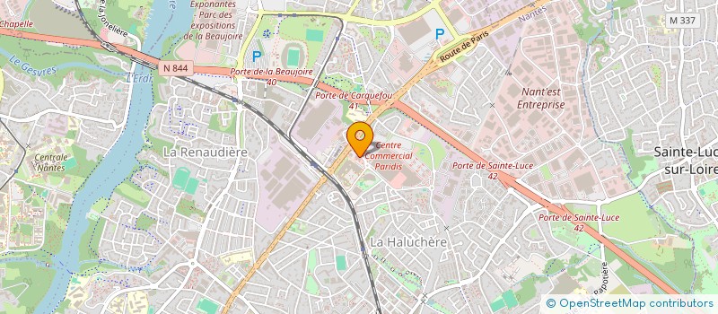 localisation de l'entreprise MADAME MARION MECHINEAUD  NANTES