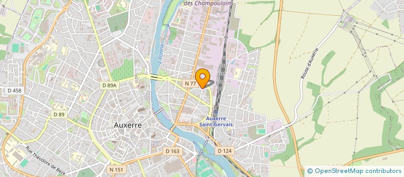 localisation de l'entreprise MADAME MARION MEDINA à AUXERRE