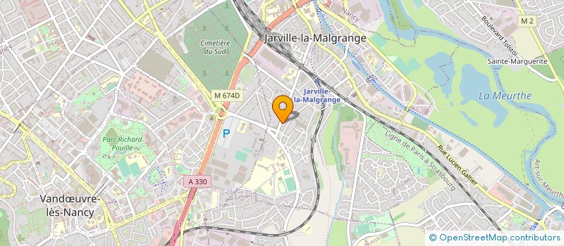 localisation de l'entreprise MADAME MARION MELCHIORI  JARVILLE-LA-MALGRANGE