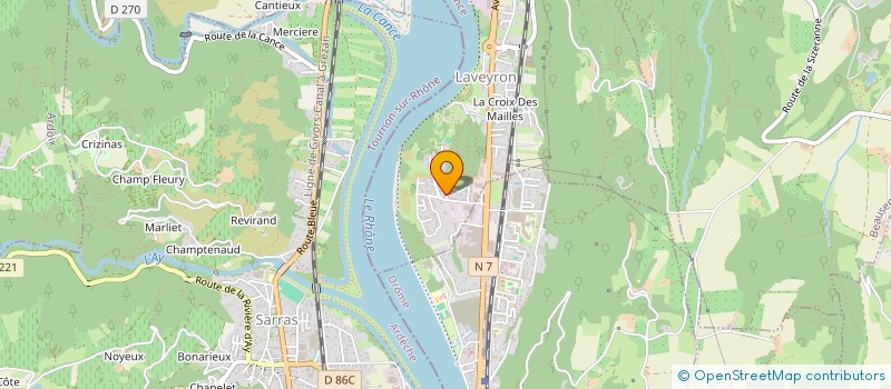 localisation de l'entreprise MADAME MARION MENARD  LAVEYRON