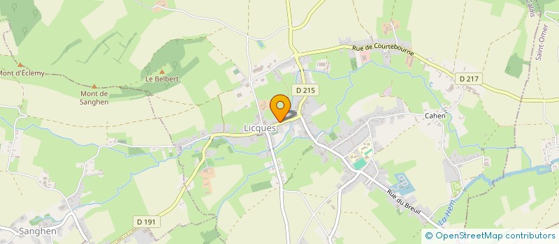 localisation de l'entreprise MADAME MARION MERCIER  LICQUES