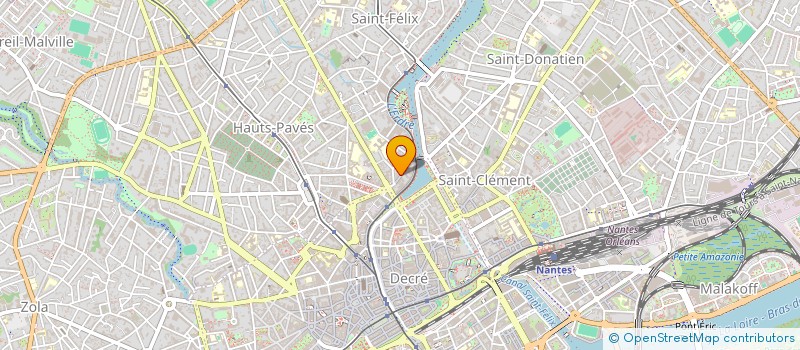 localisation de l'entreprise MADAME MARION MERCY  NANTES