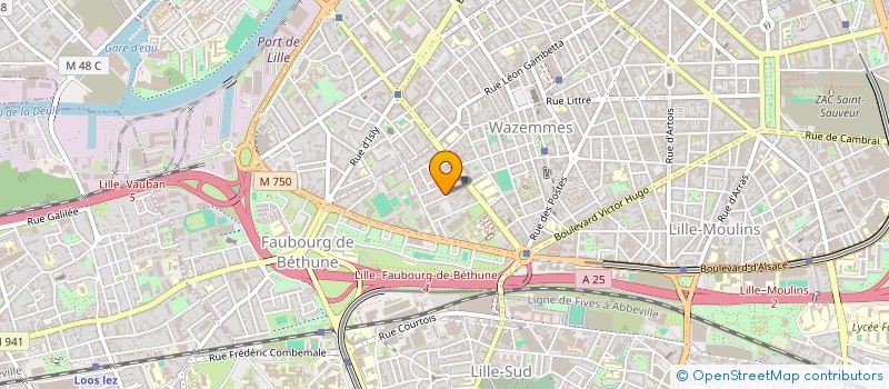 localisation de l'entreprise MADAME MARION MERESSE à LILLE