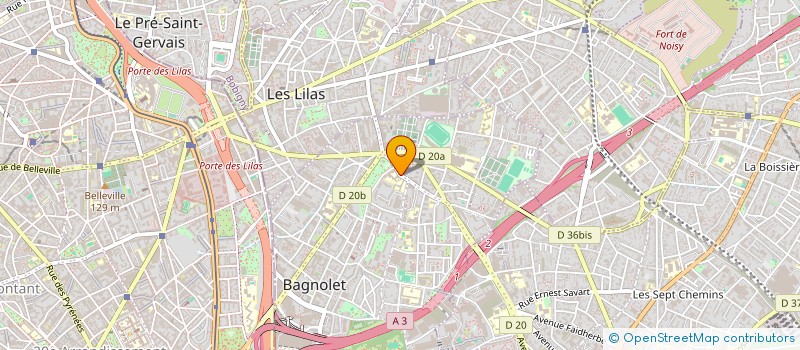 localisation de l'entreprise MADAME MARION MESSINA à BAGNOLET