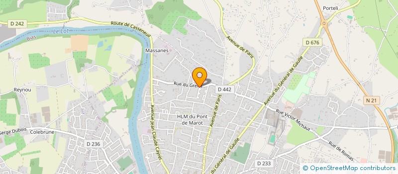 localisation de l'entreprise MADAME MARION MEVELEC à VILLENEUVE-SUR-LOT