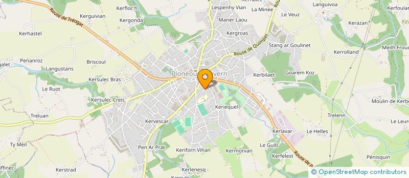 localisation de l'entreprise MADAME MARION MEVELEC à PLONEOUR-LANVERN