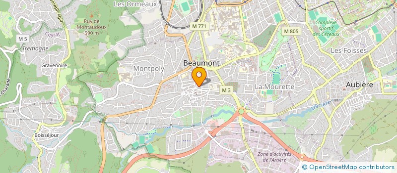 localisation de l'entreprise MADAME MARION MEYNADIER  BEAUMONT