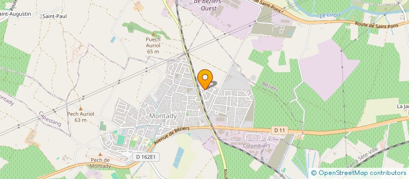 localisation de l'entreprise MADAME MARION MEZOUL  MONTADY