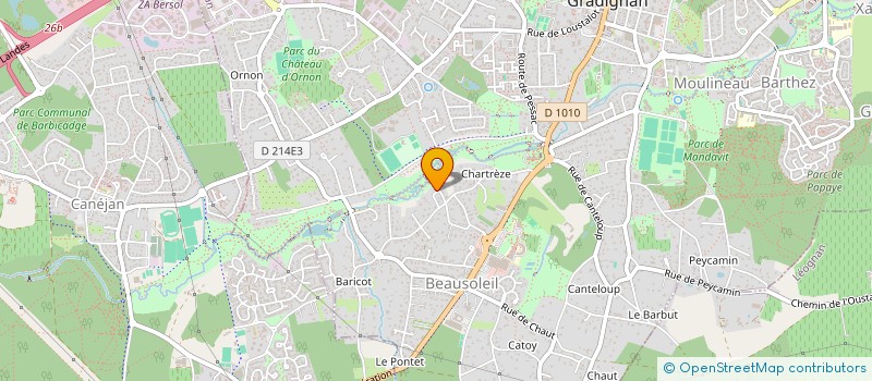 localisation de l'entreprise MADAME MARION MICHON  GRADIGNAN