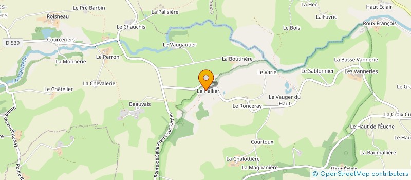 localisation de l'entreprise MADAME MARION MIDDENWAY à VIMARTIN-SUR-ORTHE