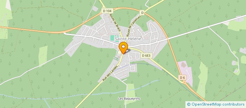 localisation de l'entreprise MADAME MARION MIGNOT à SAINTE-HELENE