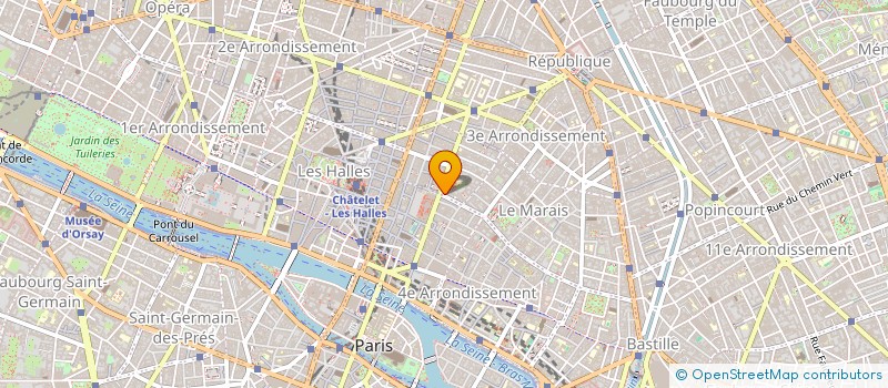 localisation de l'entreprise MADAME MARION MINNE  PARIS