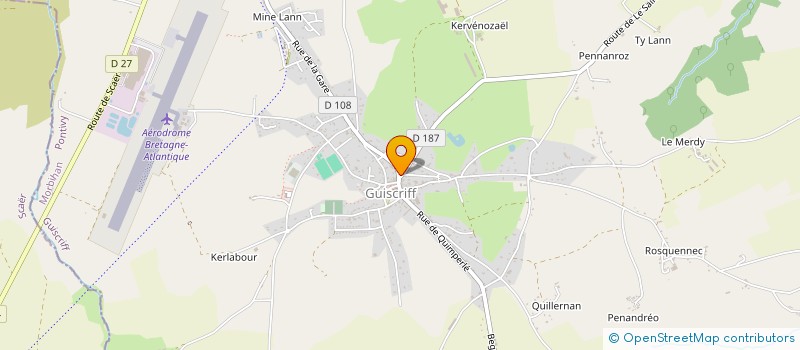 localisation de l'entreprise MADAME MARION MOCOROVI  LE FAOUET