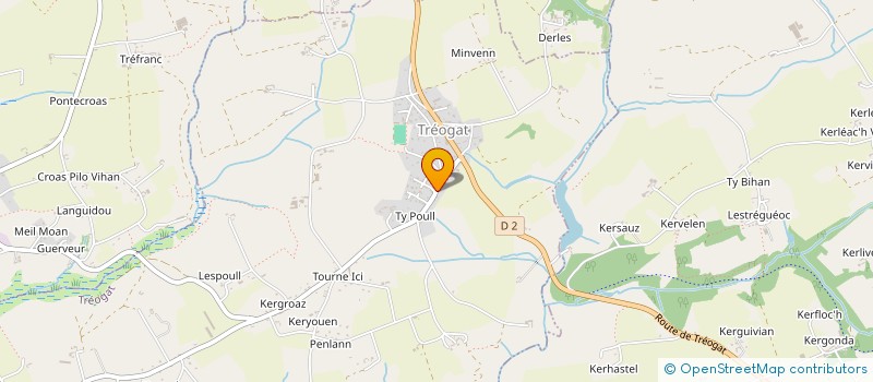 localisation de l'entreprise MADAME MARION MOENNE-LOCCOZ  TREOGAT