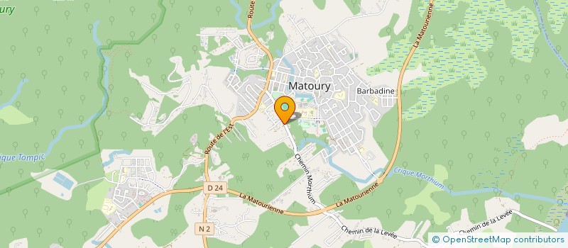 localisation de l'entreprise MADAME MARION MOENNOE à MATOURY
