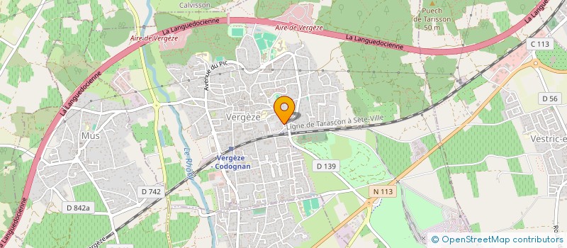 localisation de l'entreprise MADAME MARION MOGA  VERGEZE