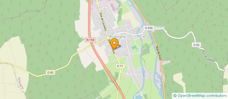 localisation de l'entreprise MADAME MARION MOISSON à ACQUIGNY