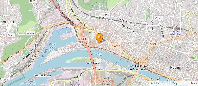 localisation de l'entreprise MADAME MARION MONCHABLON  ROUEN