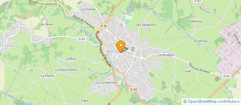 localisation de l'entreprise MADAME MARION MONFRAY  MORNANT