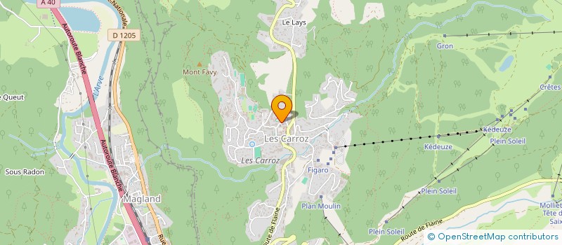 localisation de l'entreprise MADAME MARION MONGARS  ARACHES-LA-FRASSE