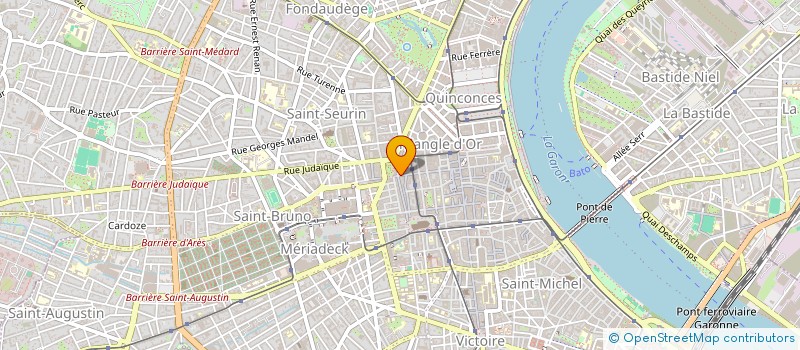 localisation de l'entreprise MADAME MARION MONIER à BORDEAUX