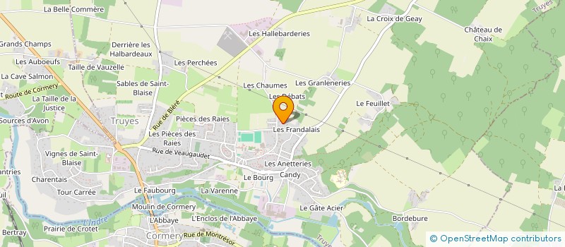 localisation de l'entreprise MADAME MARION MOREAU  CHANNAY-SUR-LATHAN