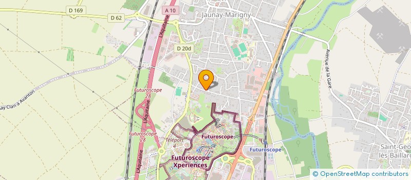 localisation de l'entreprise MADAME MARION MOREIRA  JAUNAY-MARIGNY