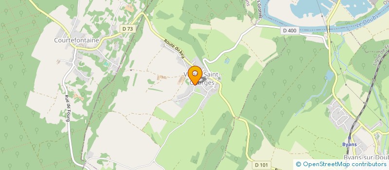 localisation de l'entreprise MADAME MARION MOREL  VILLARS-SAINT-GEORGES