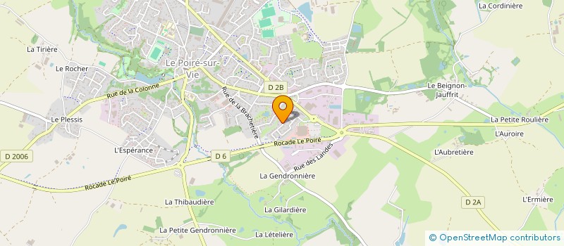localisation de l'entreprise MADAME MARION MORIN à LE POIRE-SUR-VIE