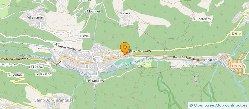 localisation de l'entreprise MADAME MARION MOULIN  BOZEL