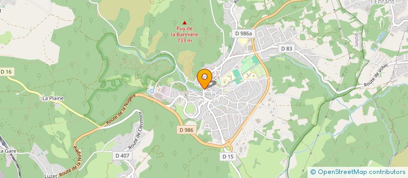 localisation de l'entreprise MADAME MARION MOURET  CHATEL-GUYON