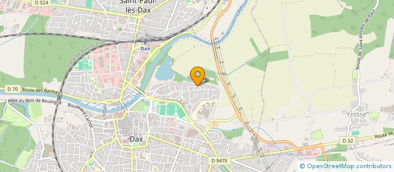 localisation de l'entreprise MADAME MARION MUNOZ  DAX