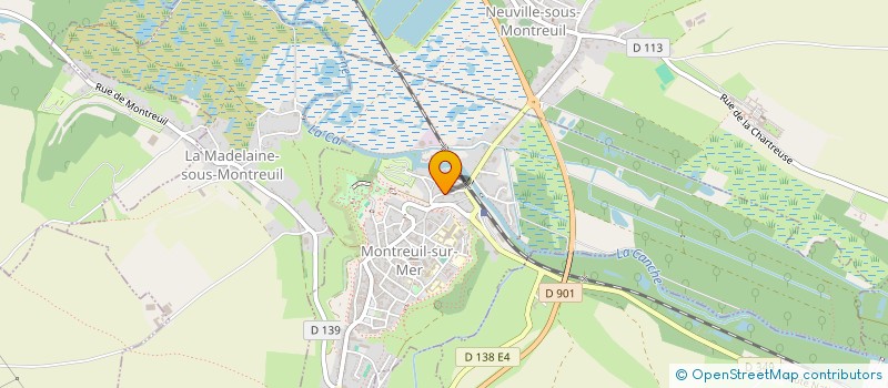 localisation de l'entreprise MADAME MARION MURSIC  MONTREUIL-SUR-MER
