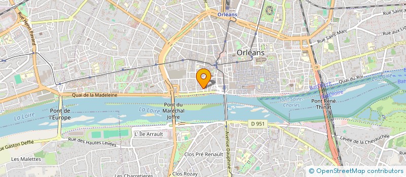 localisation de l'entreprise MADAME MARION NARJOUX à ORLEANS