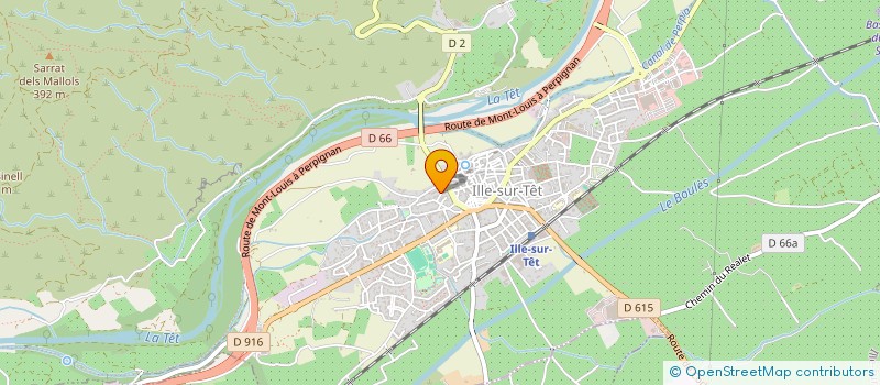 localisation de l'entreprise MADAME MARION NAVAJAS  ILLE-SUR-TET