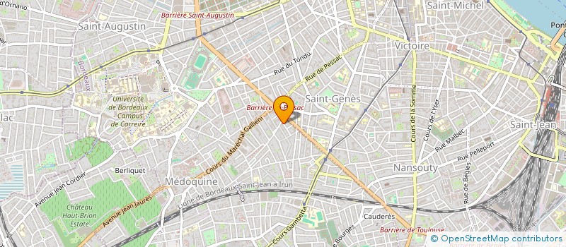 localisation de l'entreprise MADAME MARION NEBOUT  TALENCE