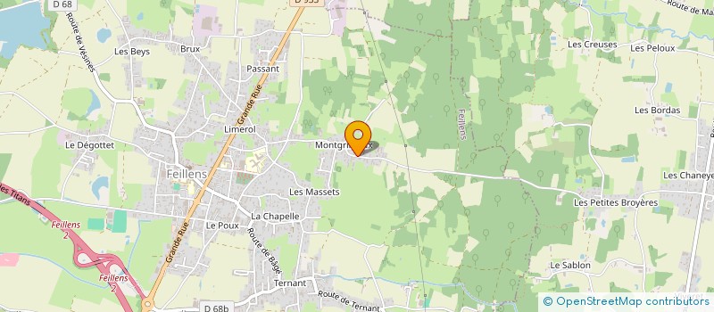 localisation de l'entreprise MADAME MARION NEYRAND  FEILLENS