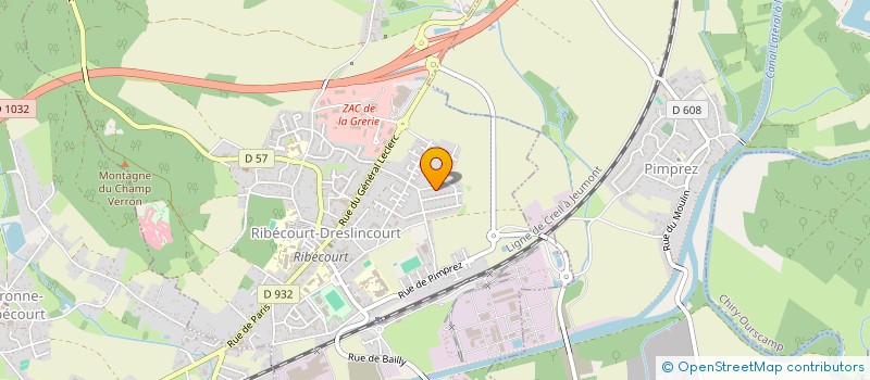 localisation de l'entreprise MADAME MARION NICOLAS  RIBECOURT-DRESLINCOURT