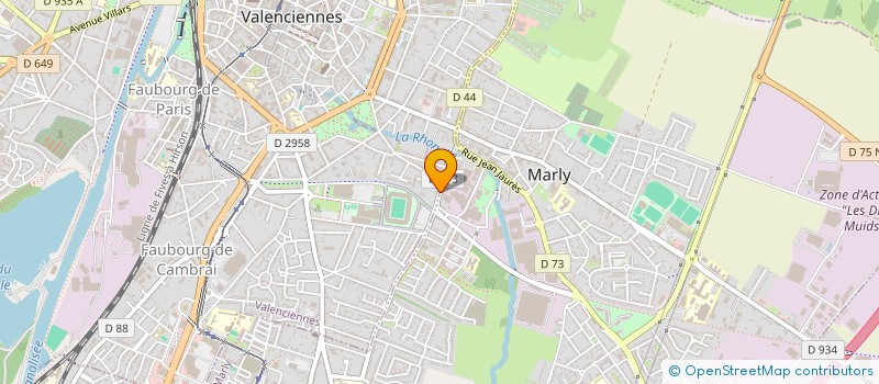 localisation de l'entreprise MADAME MARION NICOLETTI à VALENCIENNES