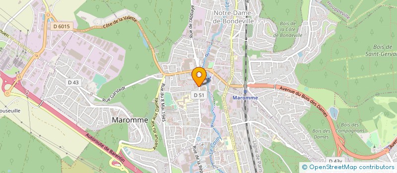 localisation de l'entreprise MADAME MARION NICOLLE  MAROMME