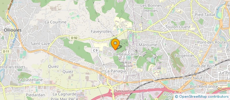localisation de l'entreprise MADAME MARION NIGOUL à OLLIOULES