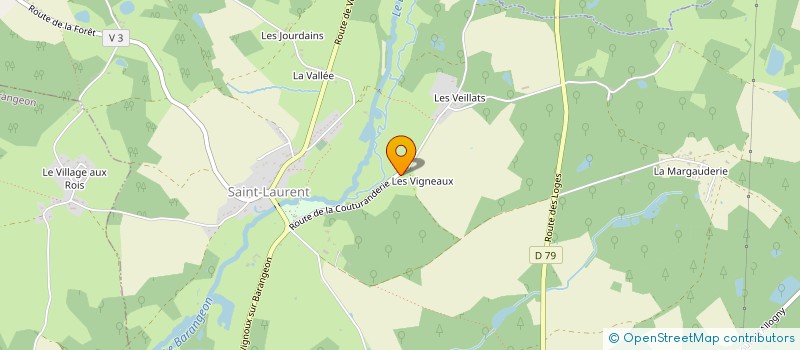 localisation de l'entreprise MADAME MARION NOBLESSE  SAINT-LAURENT