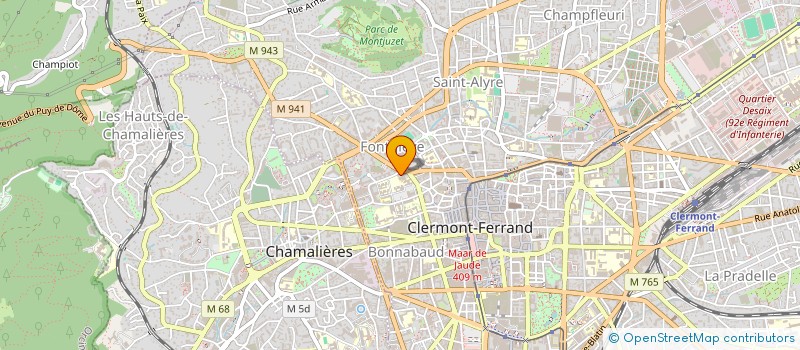 localisation de l'entreprise MADAME MARION NOEL  CLERMONT-FERRAND