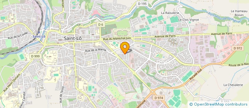 localisation de l'entreprise MADAME MARION NOEL  SAINT-LO