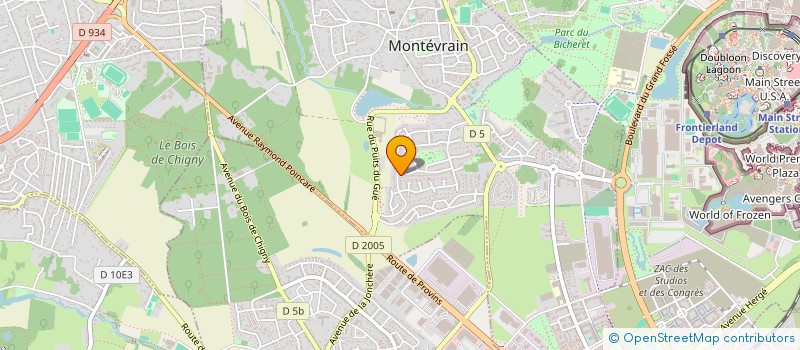 localisation de l'entreprise MADAME MARION NOISEL  BAILLY-ROMAINVILLIERS