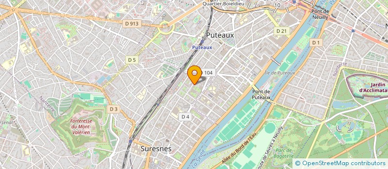 localisation de l'entreprise MADAME MARION NOLLEVALLE à SURESNES