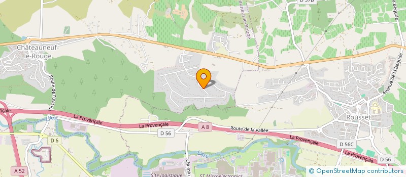 localisation de l'entreprise MADAME MARION NOUALS  ROUSSET