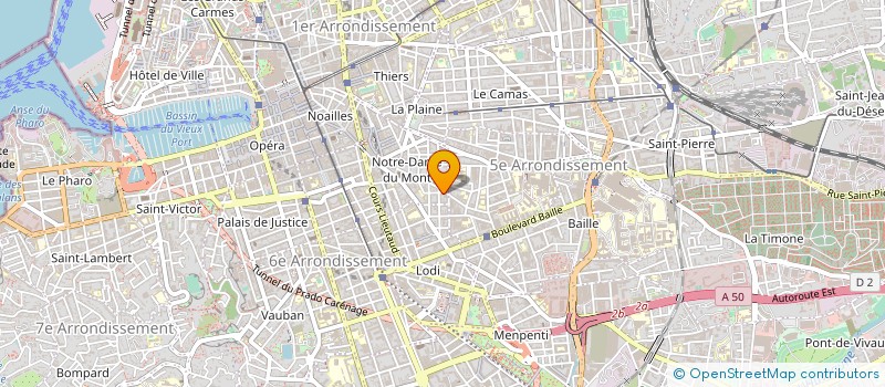 localisation de l'entreprise MADAME MARION NOURRY à MARSEILLE