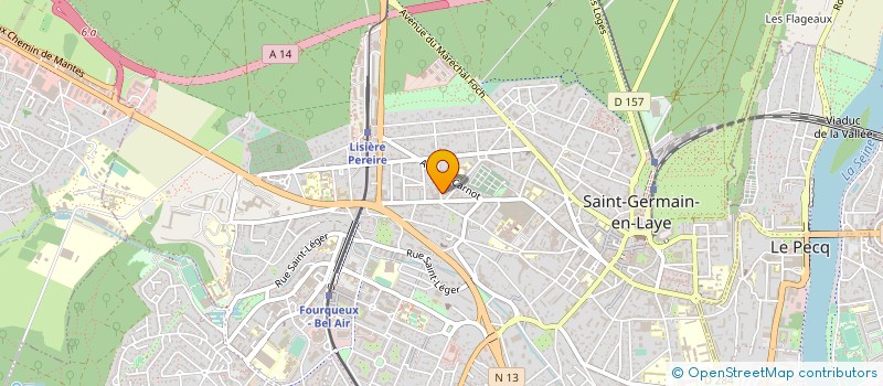 localisation de l'entreprise MADAME MARION OLIVRI à SAINT-GERMAIN-EN-LAYE