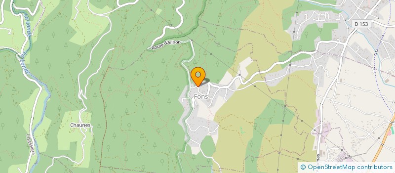 localisation de l'entreprise MADAME MARION OLLIER  LABEGUDE